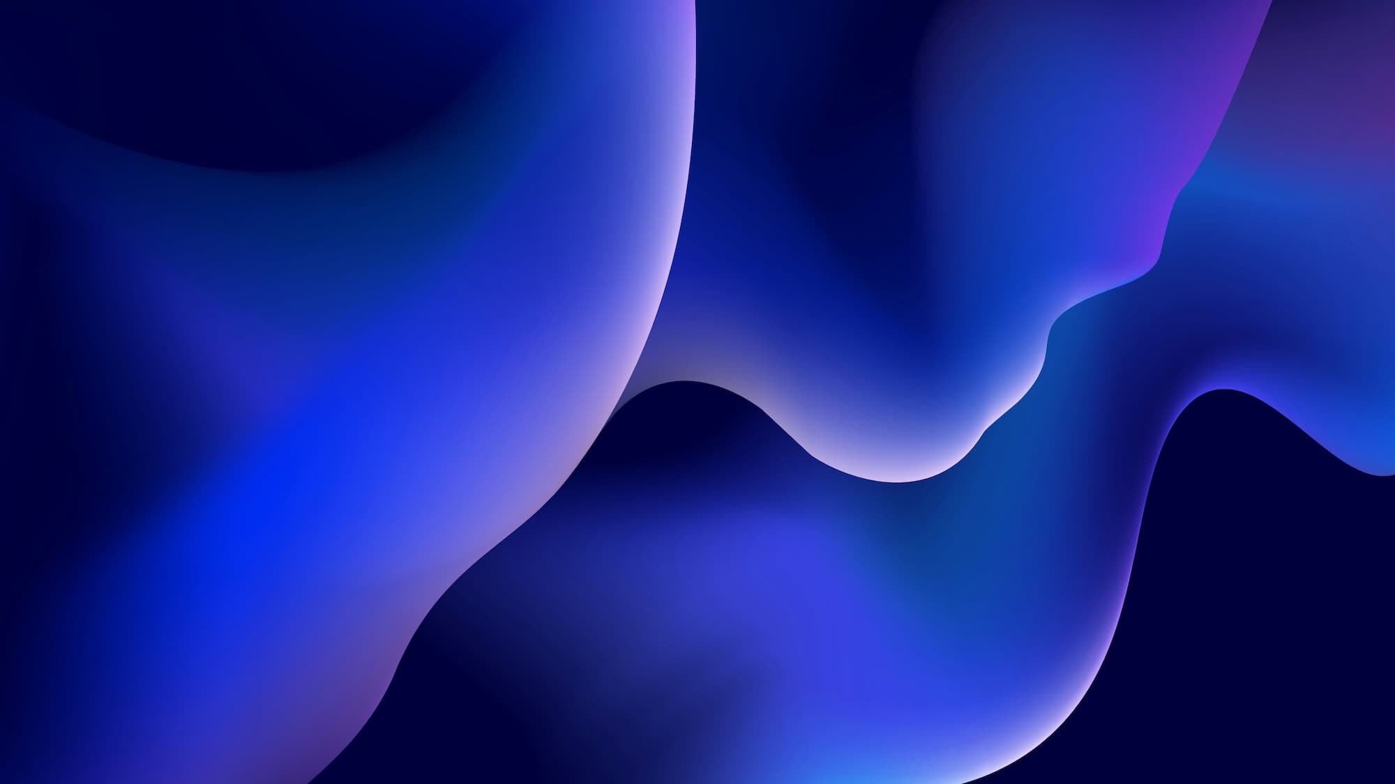 Blue wave pattern